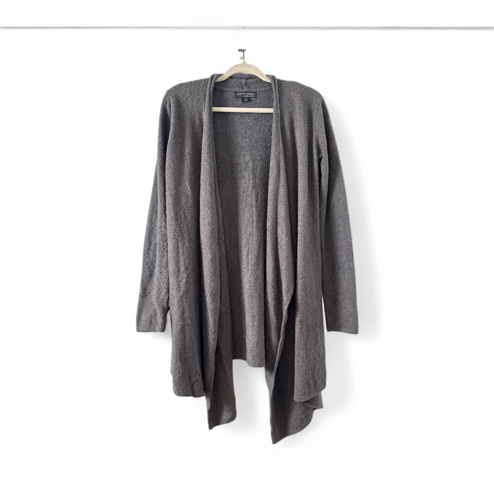 BAREFOOT DREAMS Bamboo Chic Lite Style 436 Dark Gray Wrap Cardigan